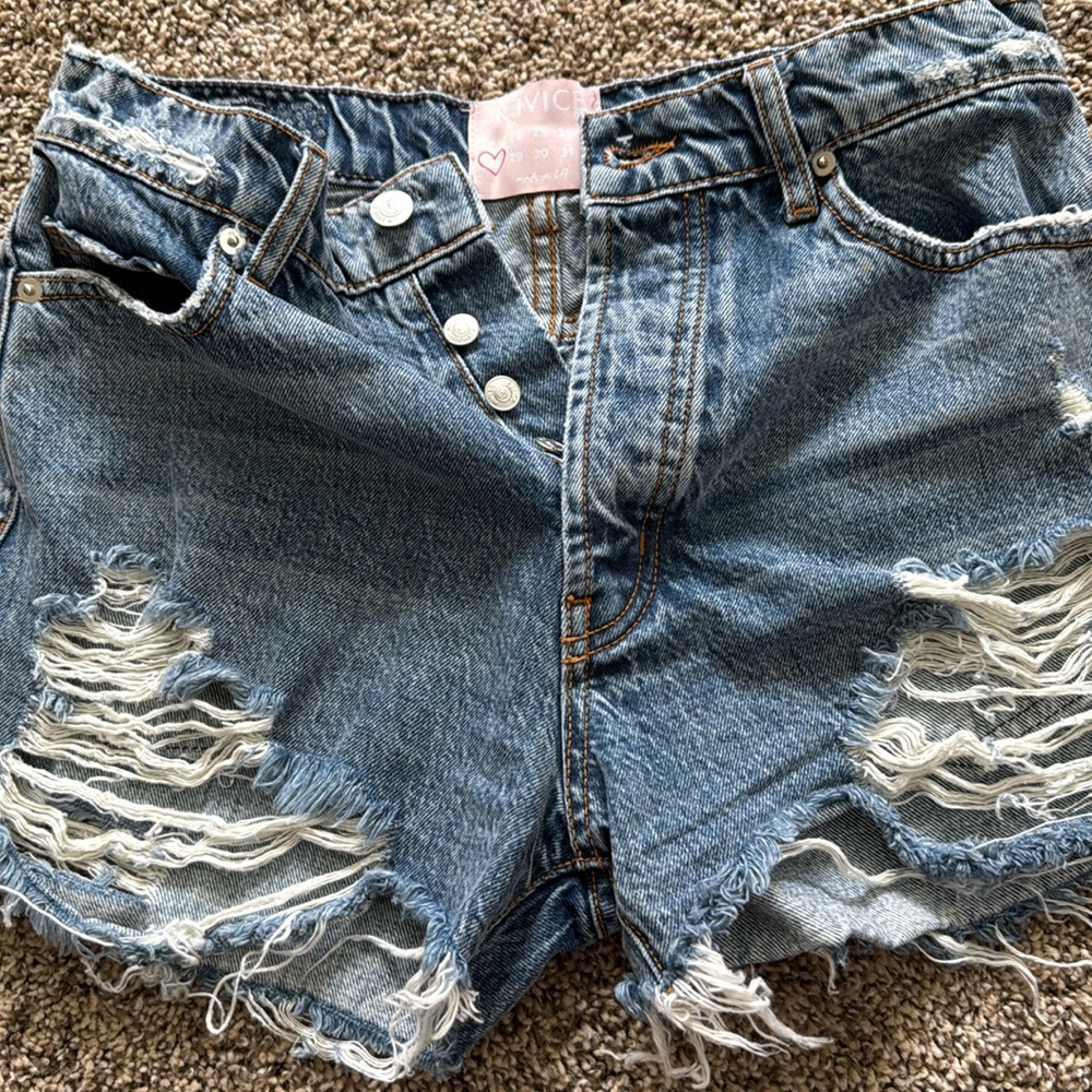 REVICE Denim Shorts | REVICE Denim Hollywood Shorts in World Premiere | Size: 28